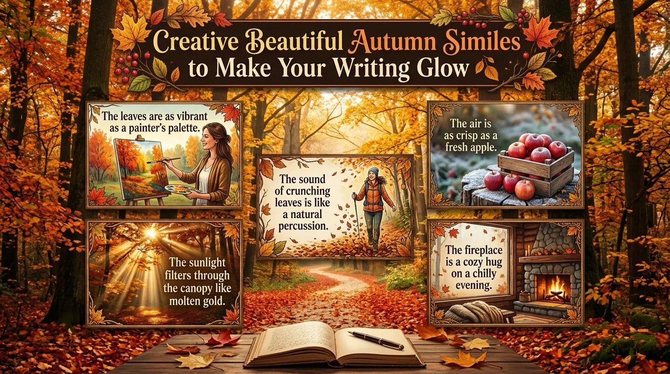 Beautiful Autumn Similes