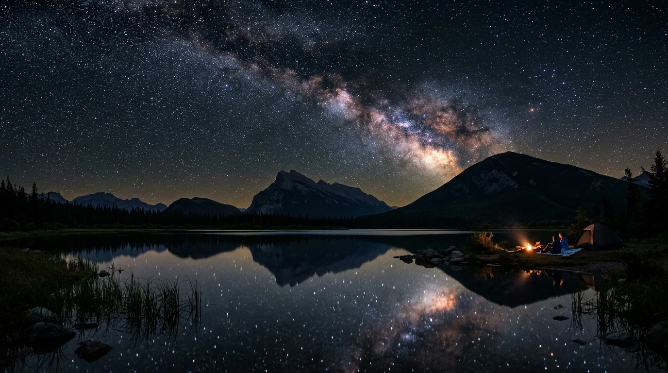 beautiful similes for stars at night