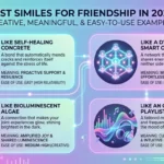 Best Similes for Friendship