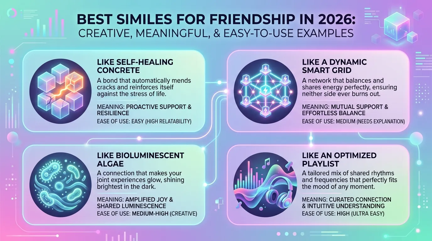 Best Similes for Friendship