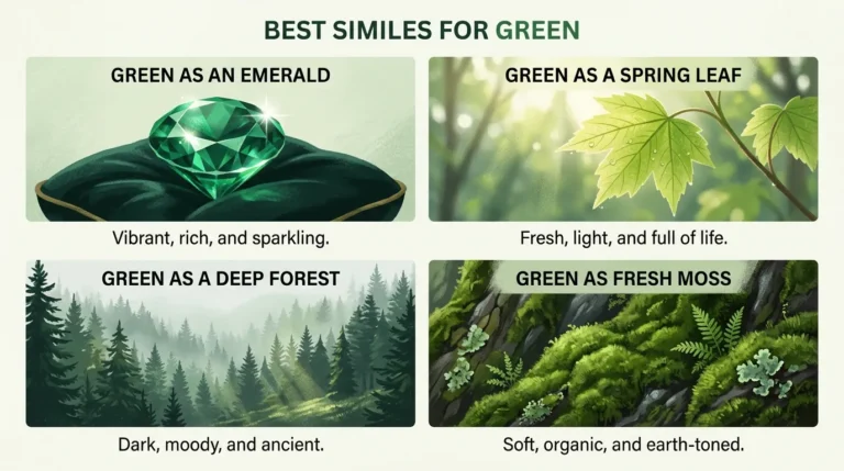 Best Similes for Green