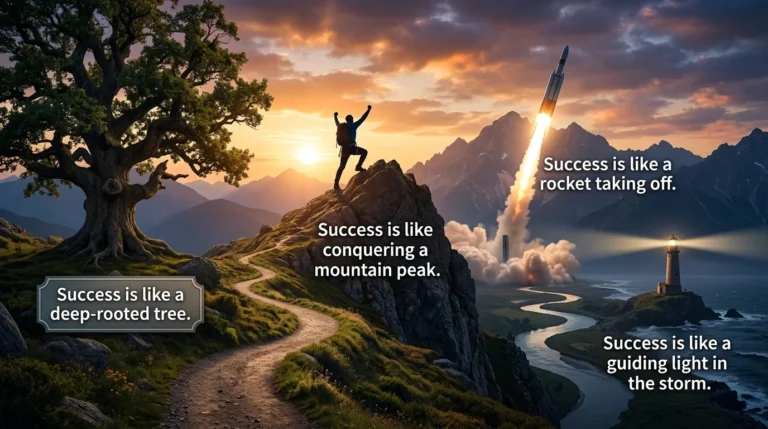 powerful similes for success