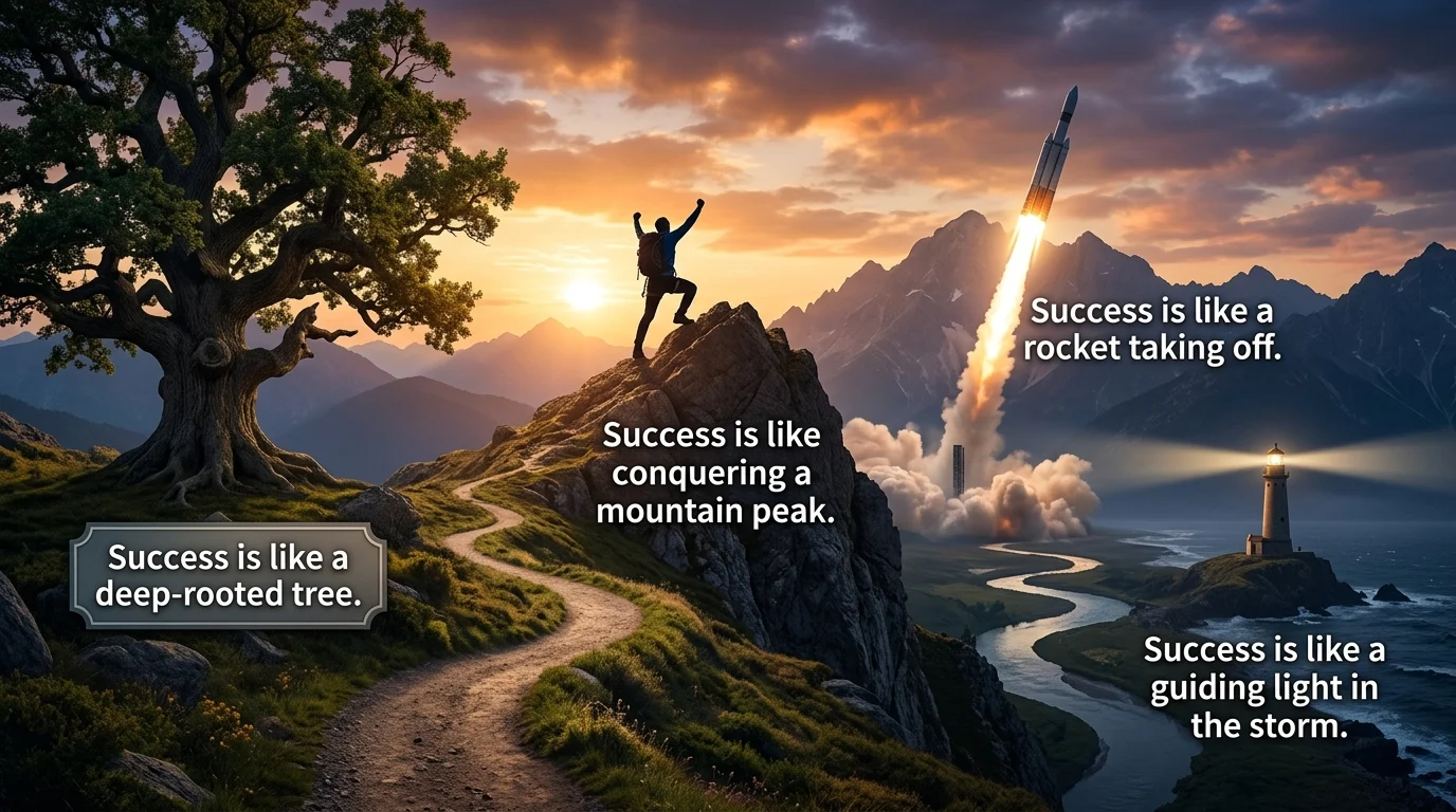 powerful similes for success