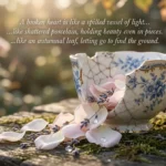 beautiful similes for broken heart