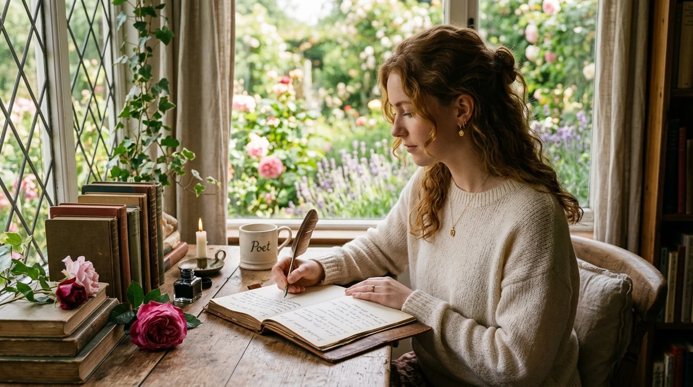 beautiful similes for love poetry writing