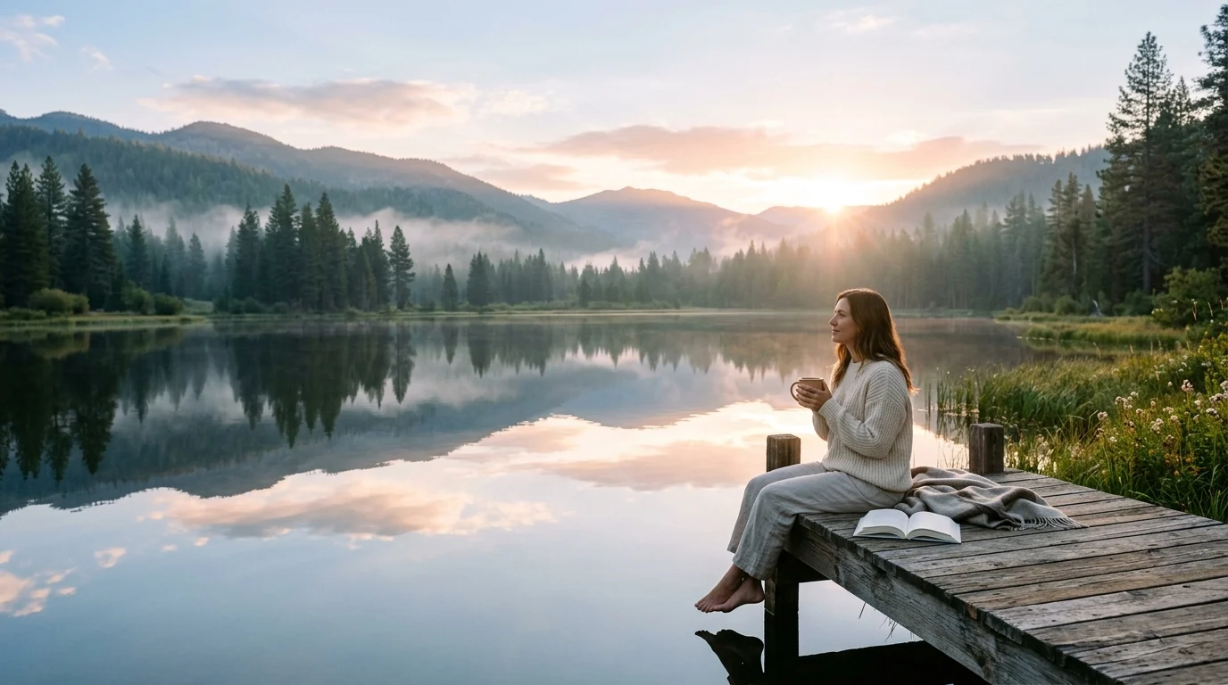 beautiful similes for peaceful life
