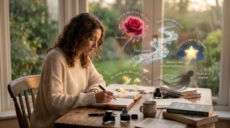 beautiful similes for poetry writing