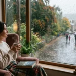 beautiful similes for rainy days