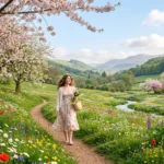 beautiful similes for spring season