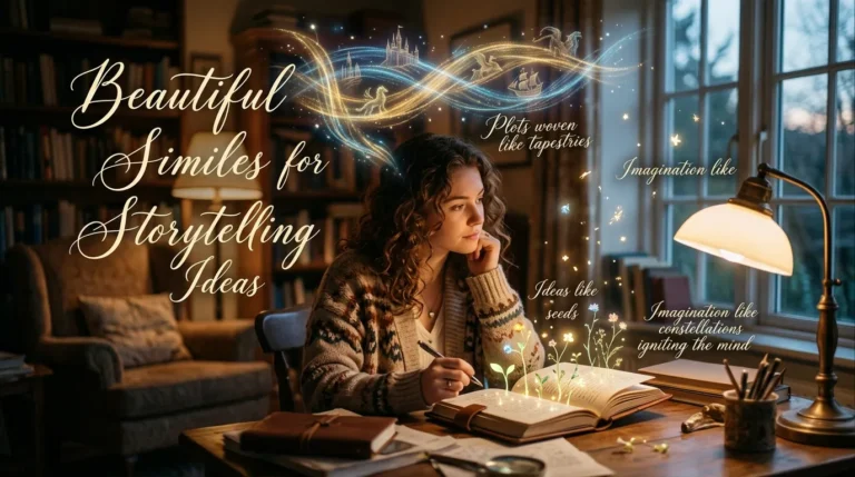 beautiful similes for storytelling ideas