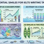 best similes for IELTS writing task