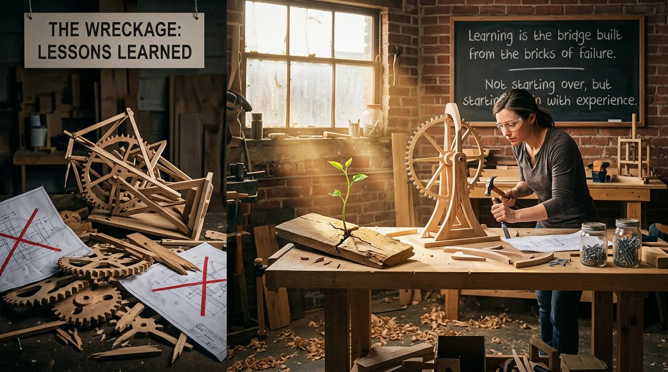 best similes for failure and learning