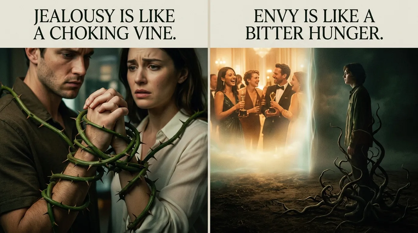 best similes for jealousy and envy