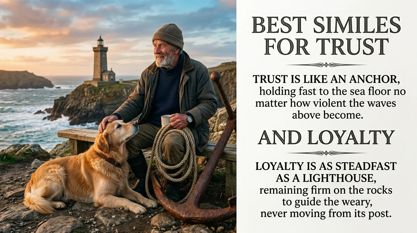 best similes for trust and loyalty