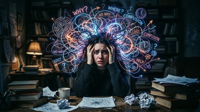 powerful similes for confusion emotions