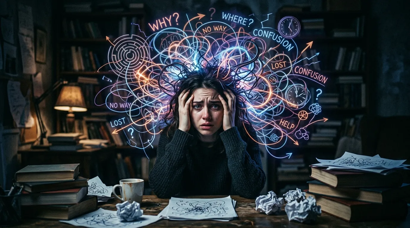 powerful similes for confusion emotions