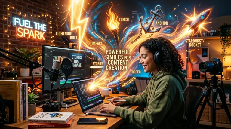 powerful similes for content creation