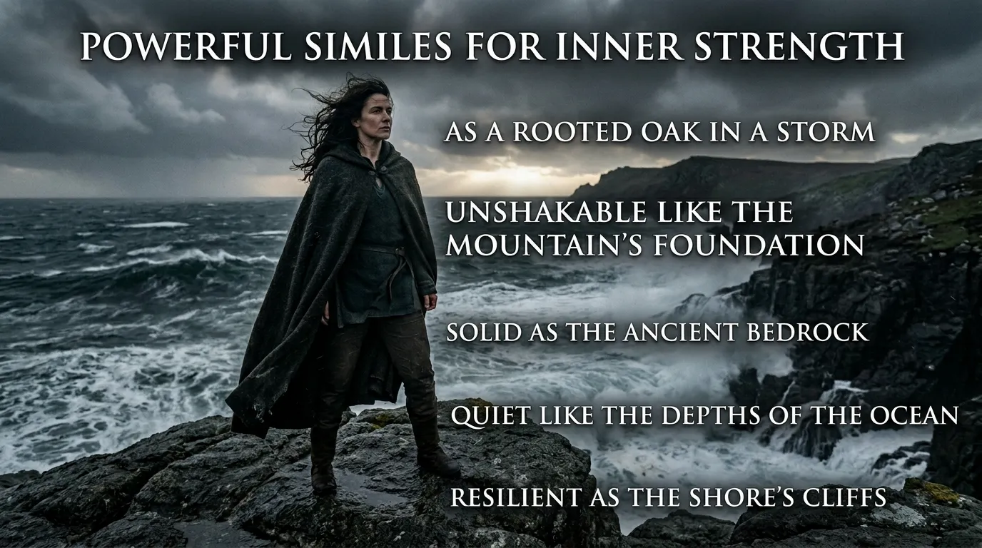 powerful similes for inner strength