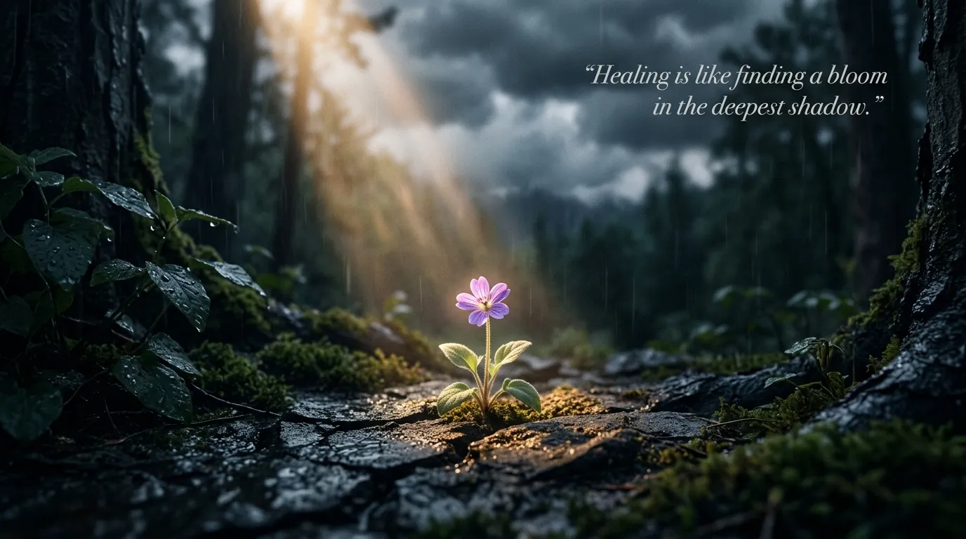 powerful similes for sadness recovery