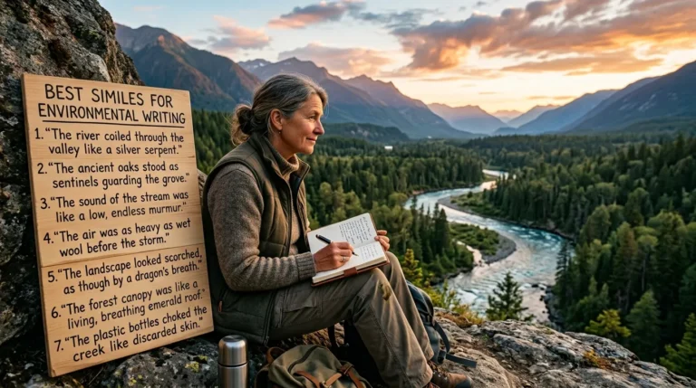 best similes for environmental writing