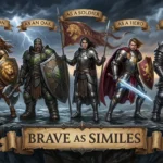 brave as similes