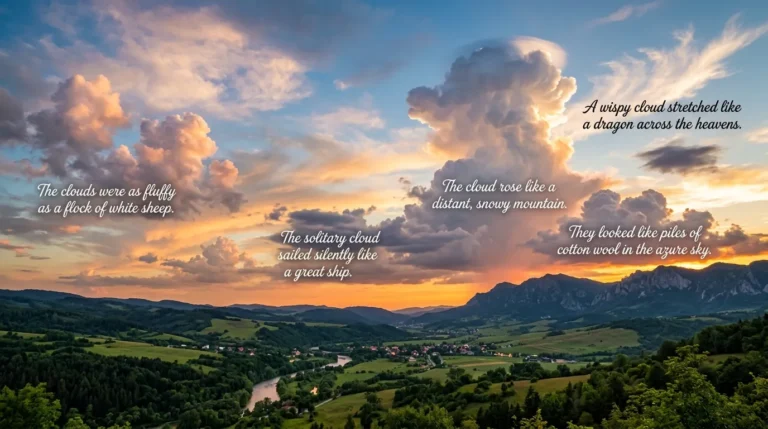 cloud similes