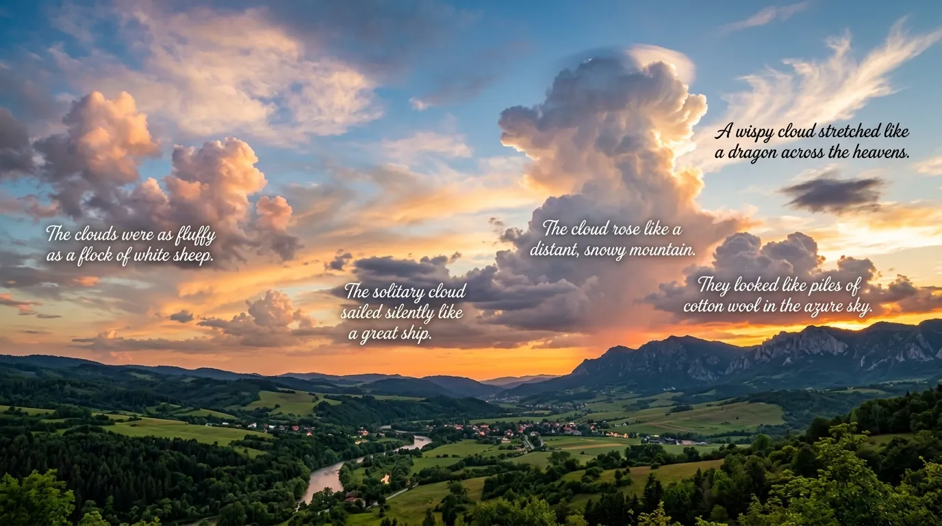 cloud similes
