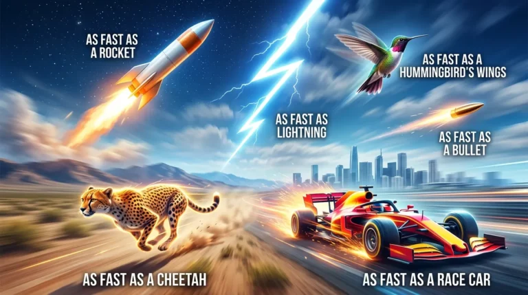 fast as similes