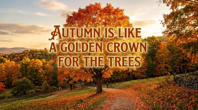 similes about autumn