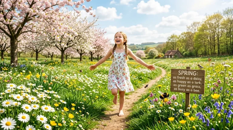 similes about spring