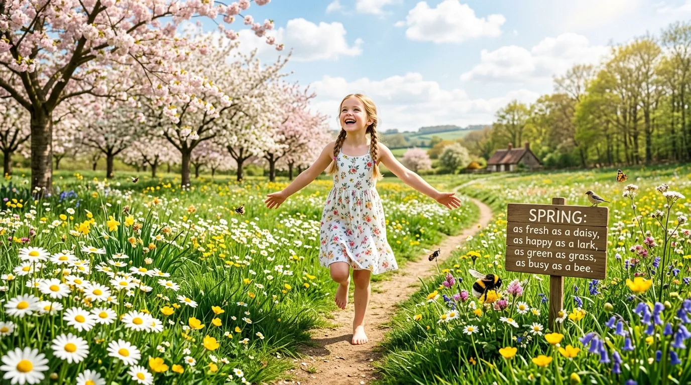 similes about spring