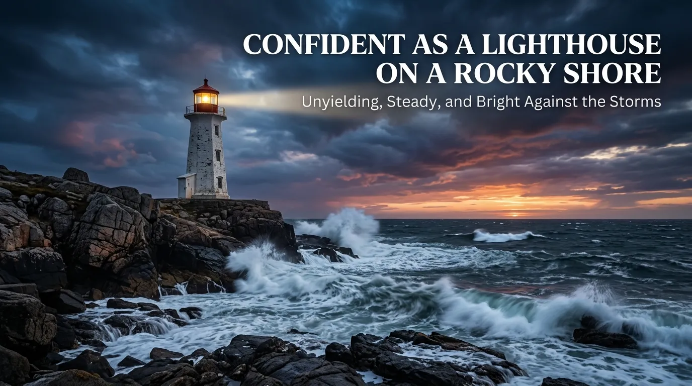 similes for confidence