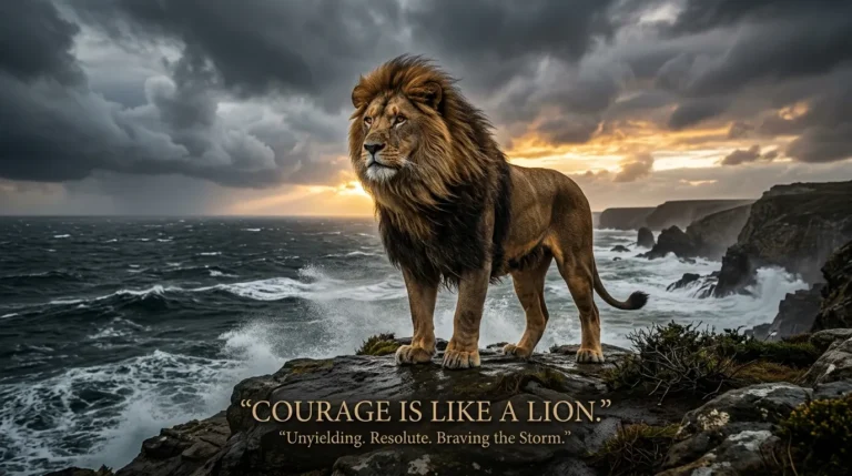 similes for courage