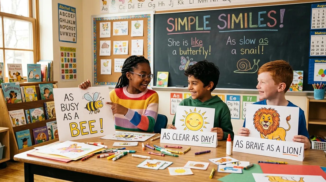 similes for elementary students