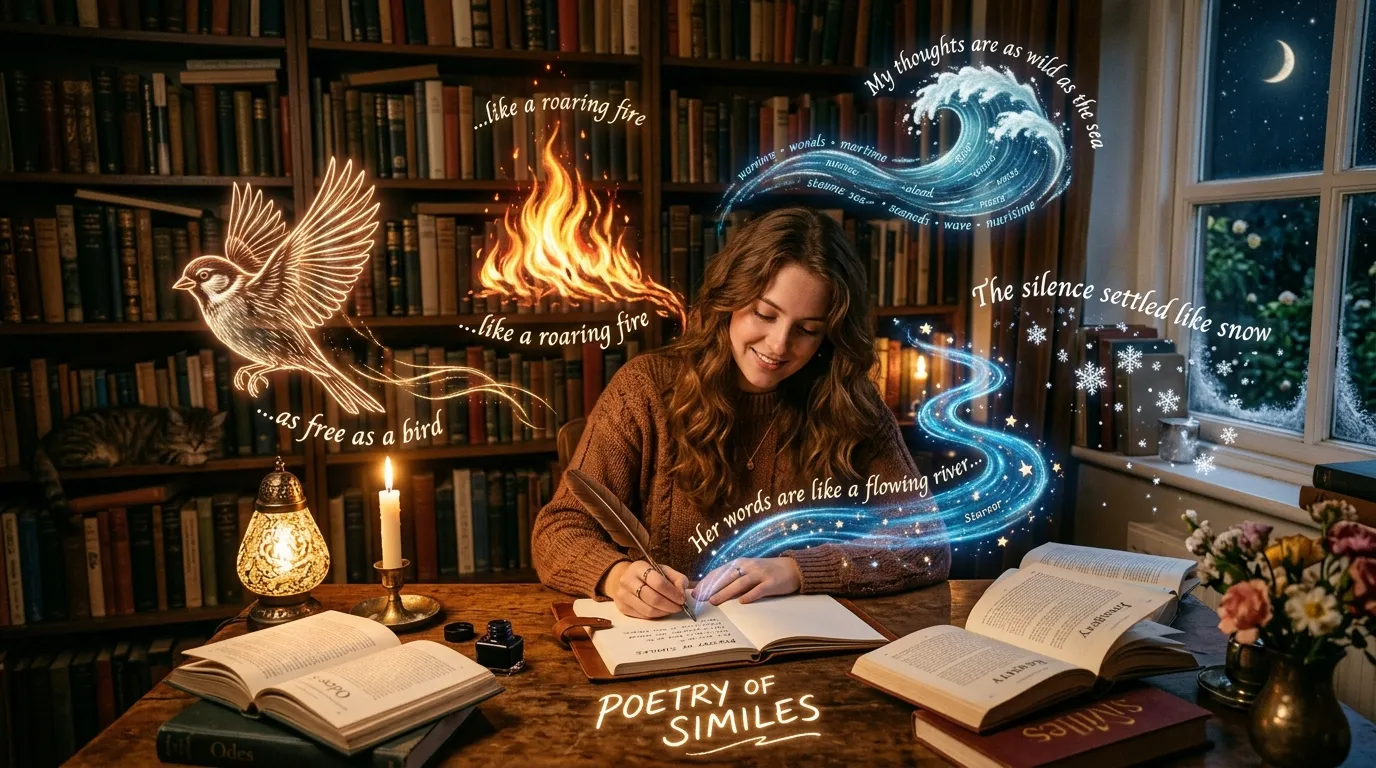 similes for poems