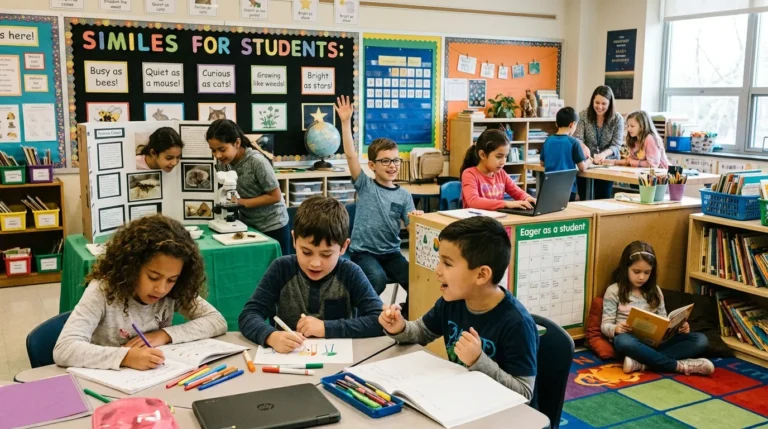 similes for students