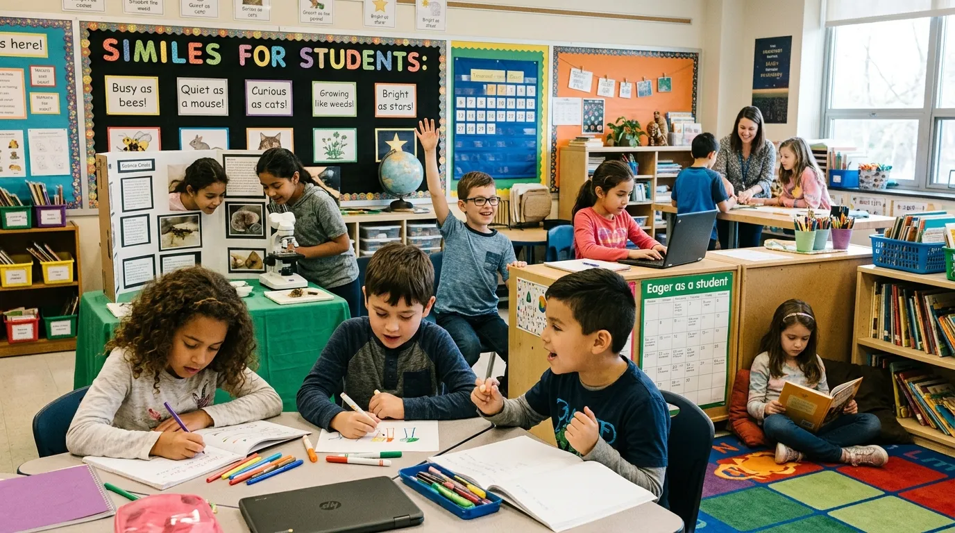similes for students