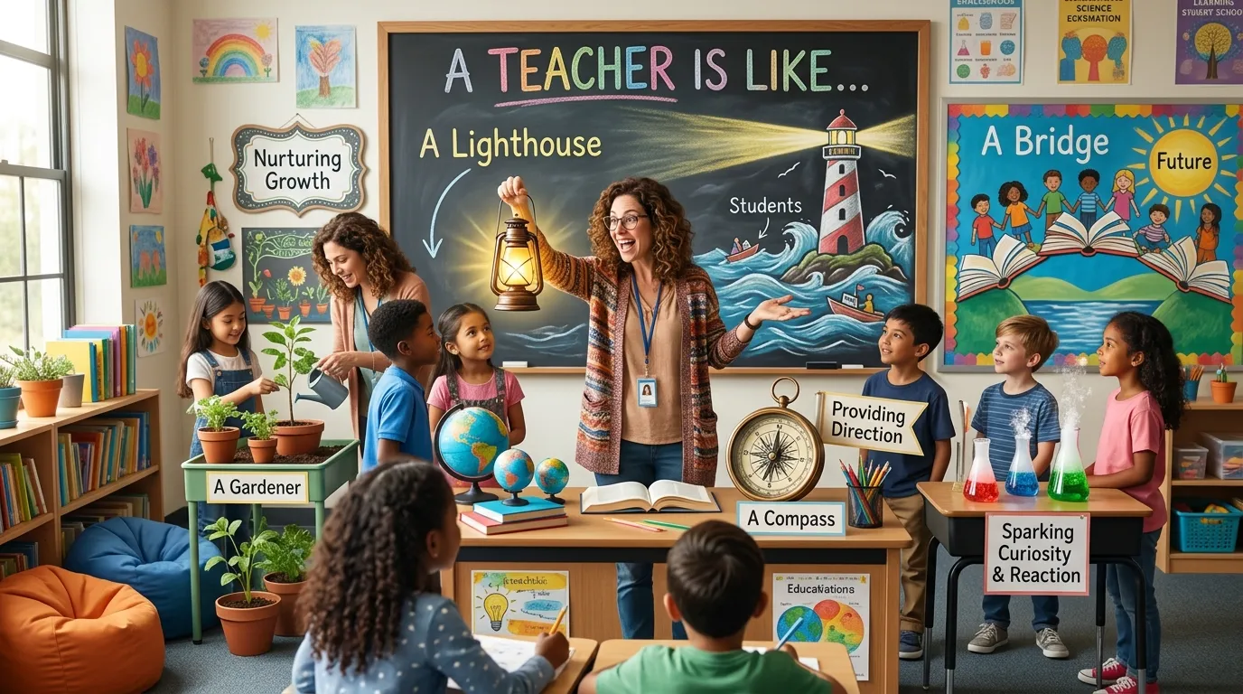 similes for teachers