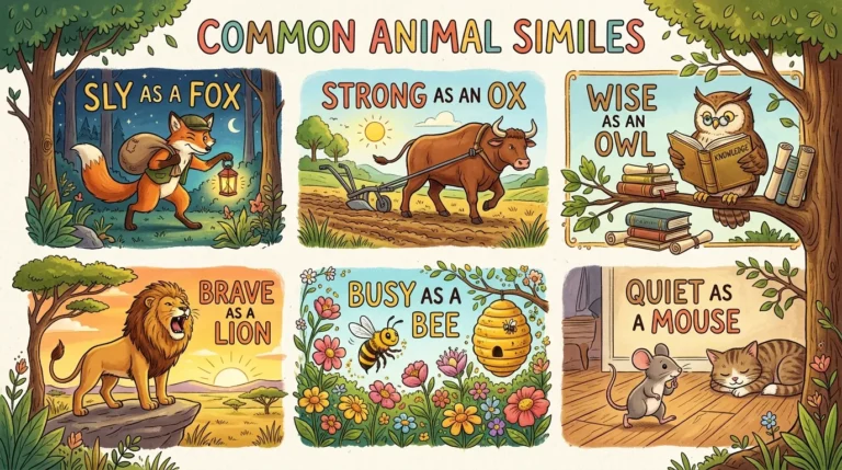similes using animals