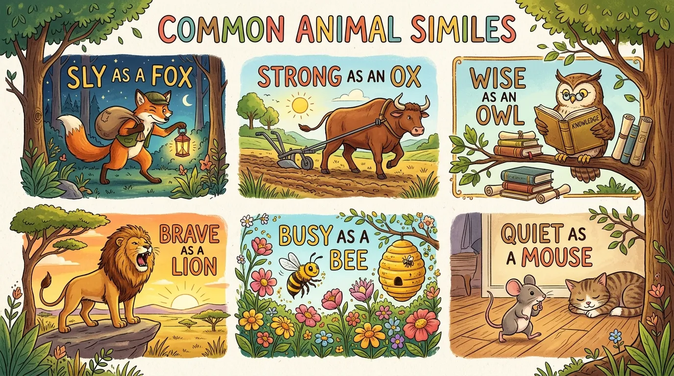 similes using animals