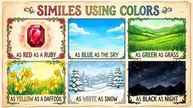 similes using colors