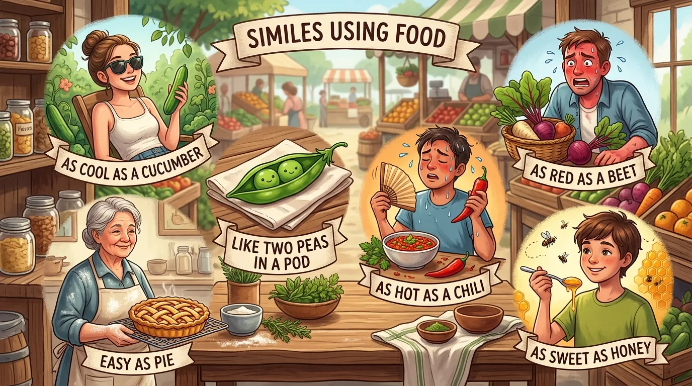 similes using food