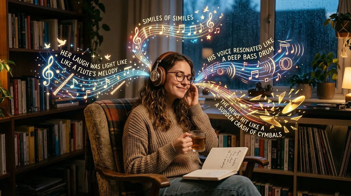 similes using music