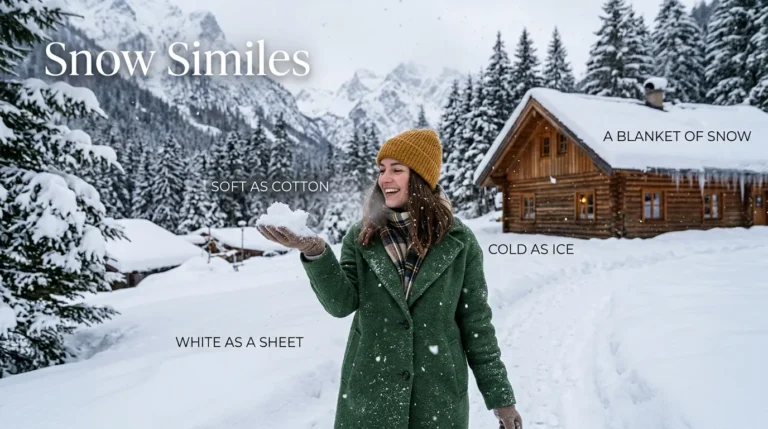 snow similes