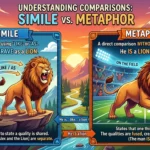 difference between simile and metaphor