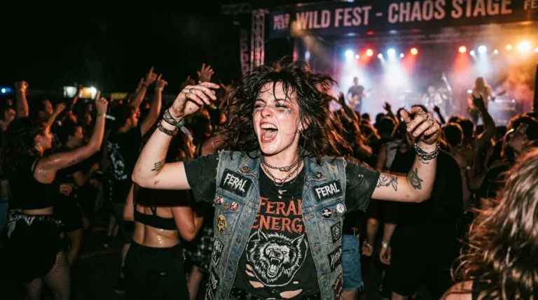 feral meaning slang