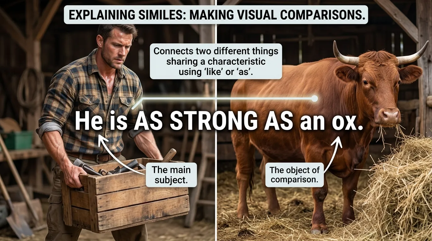 how to explain similes