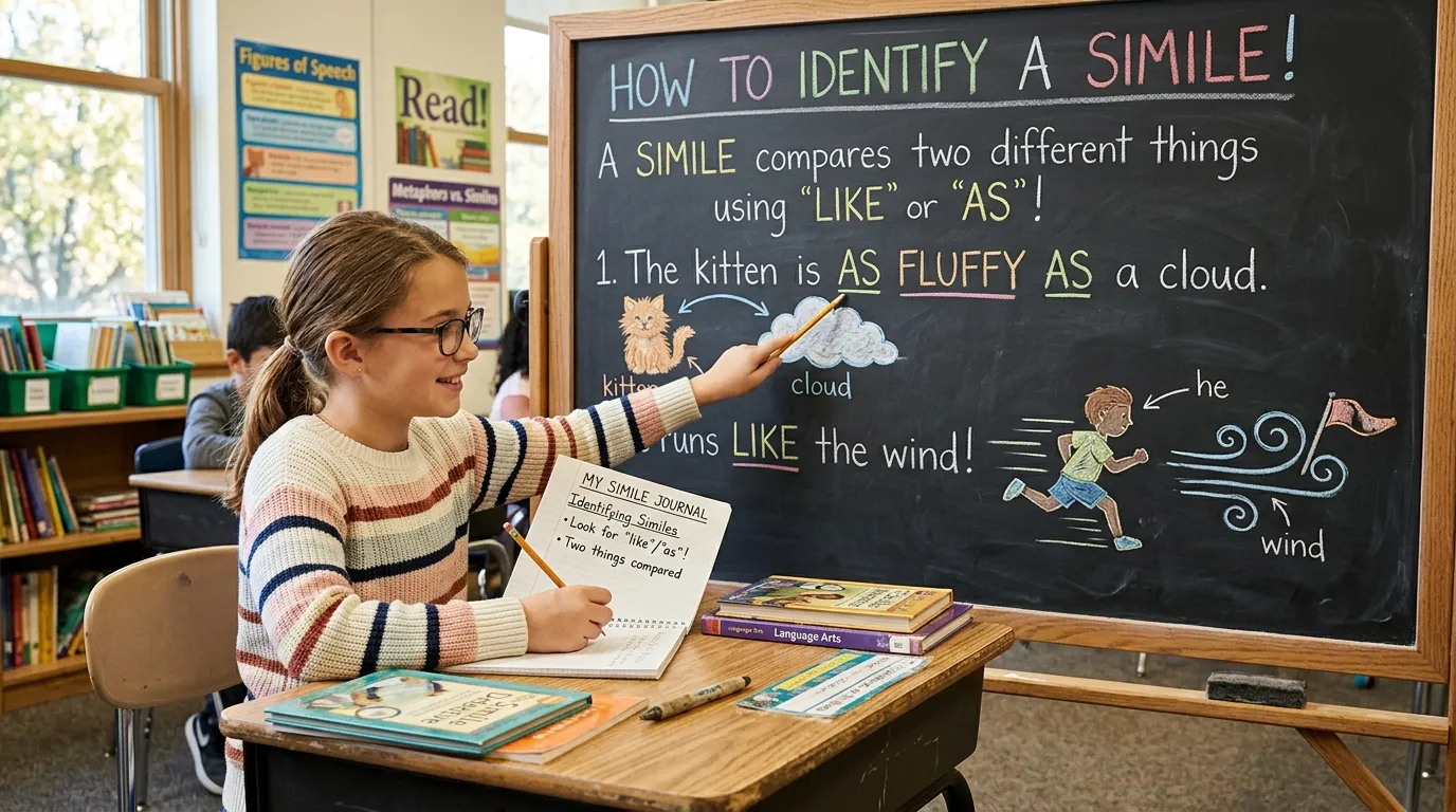 how to identify similes