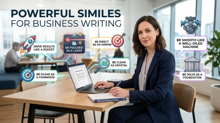 similes for business writing