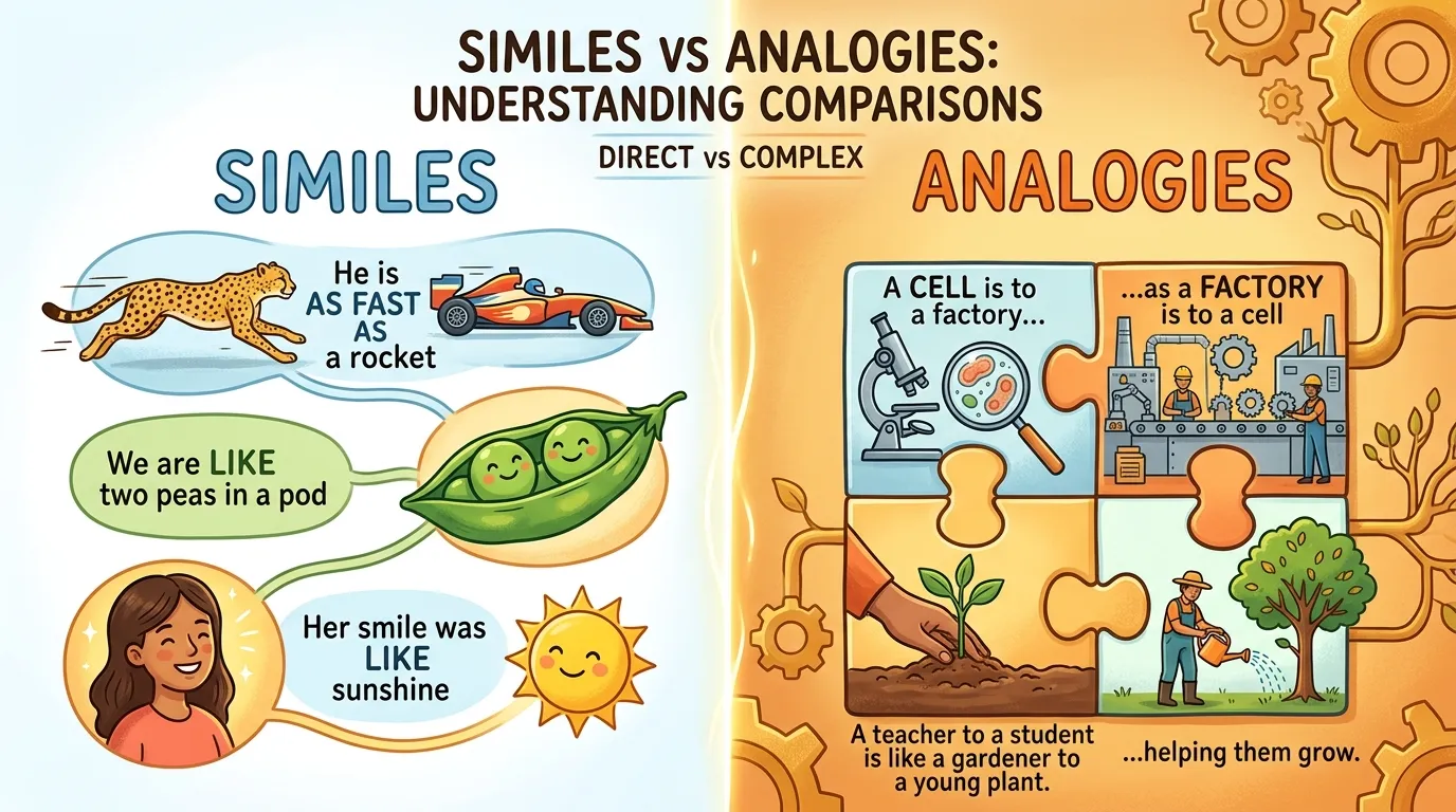 similes vs analogies